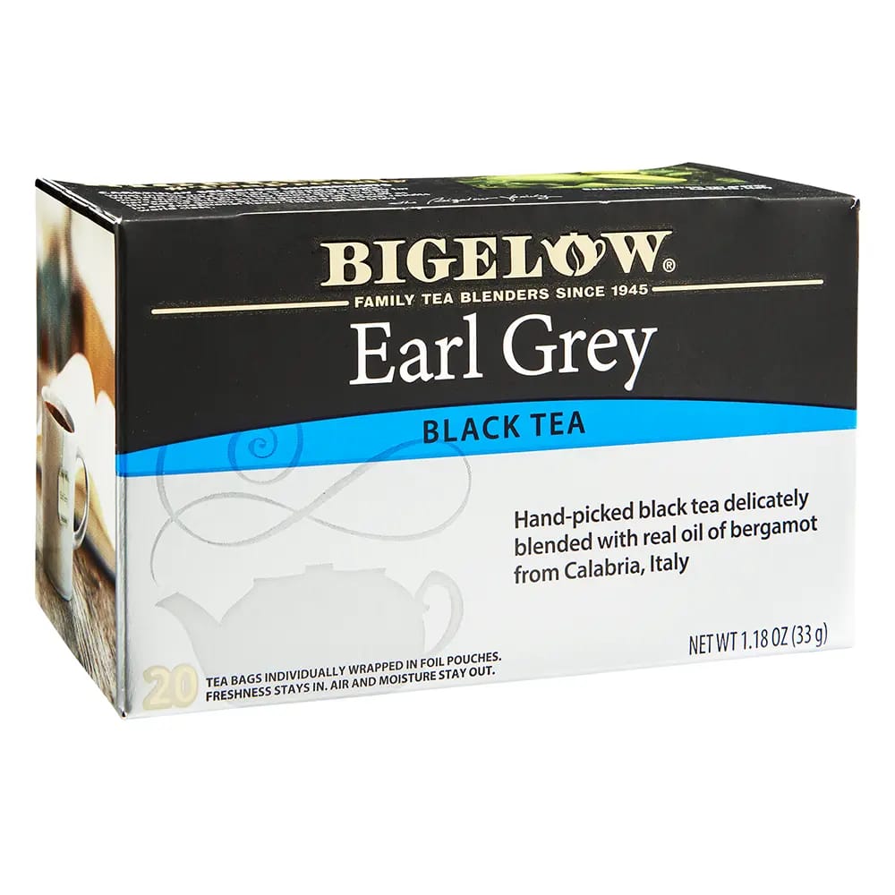 Bigelow Earl Grey Black Tea, 20 Count