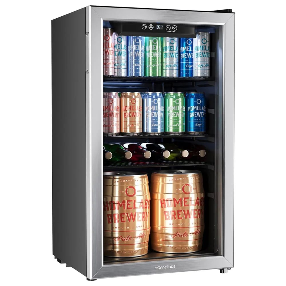 hOmeLabs 3.2 cu. ft Beverage Cooler