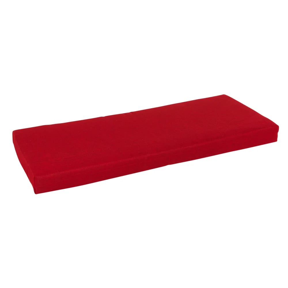 Outdoor Bench Cushion, Red