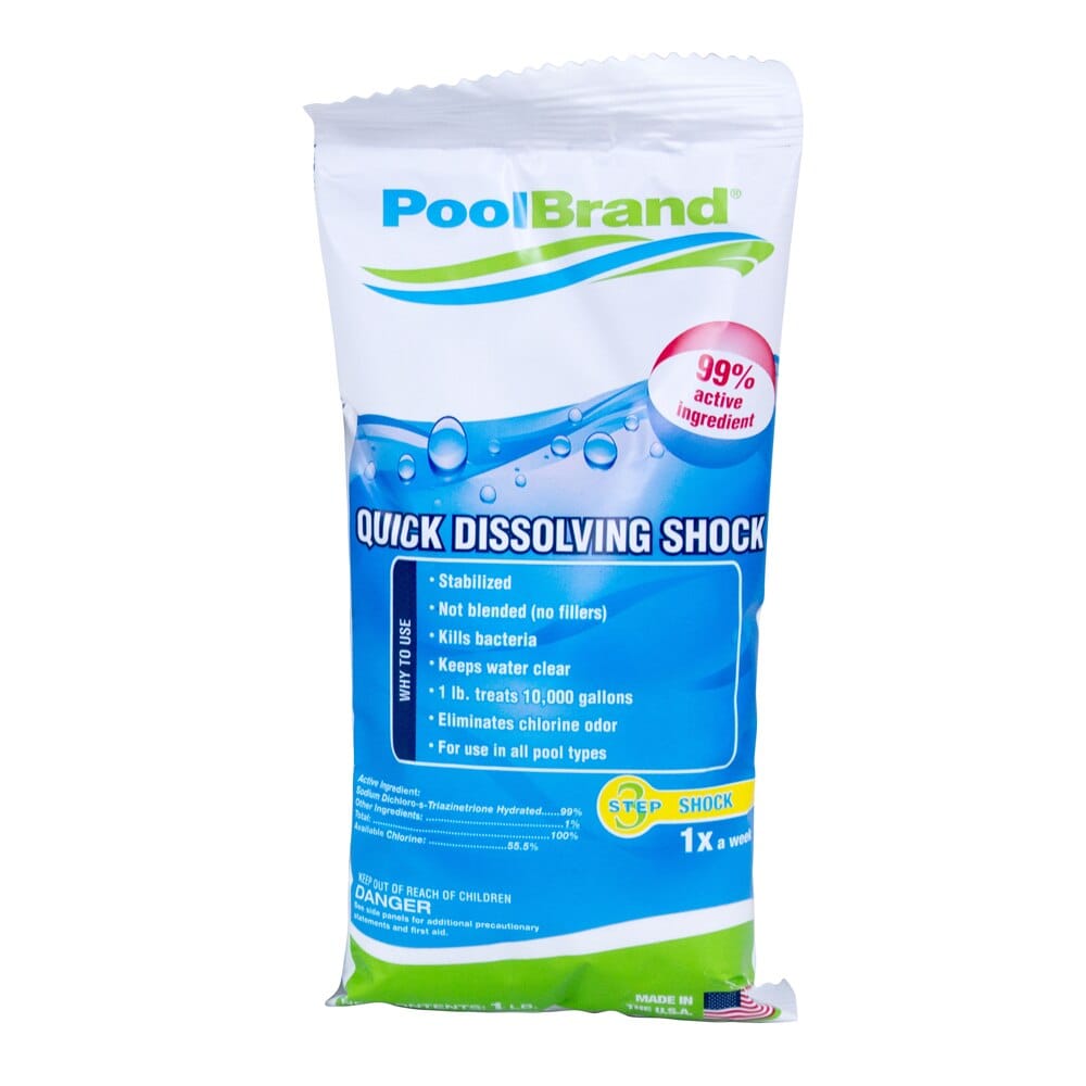Pool Brand Quick Dissolving Shock, 1 lb