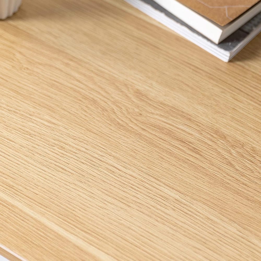 Zinus 63" Computer Desk, Natural/White