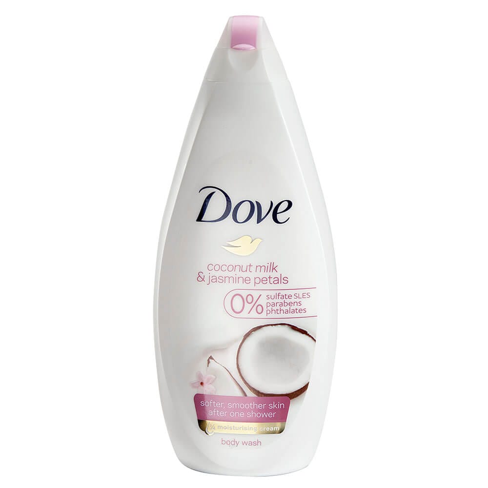 Dove Coconut Milk and Jasmine Petals Moisturizing Cream Body Wash, 25.36 oz