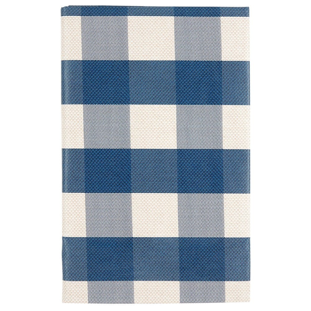 Buffalo Check Vinyl Tablecloth with Flannel Backing