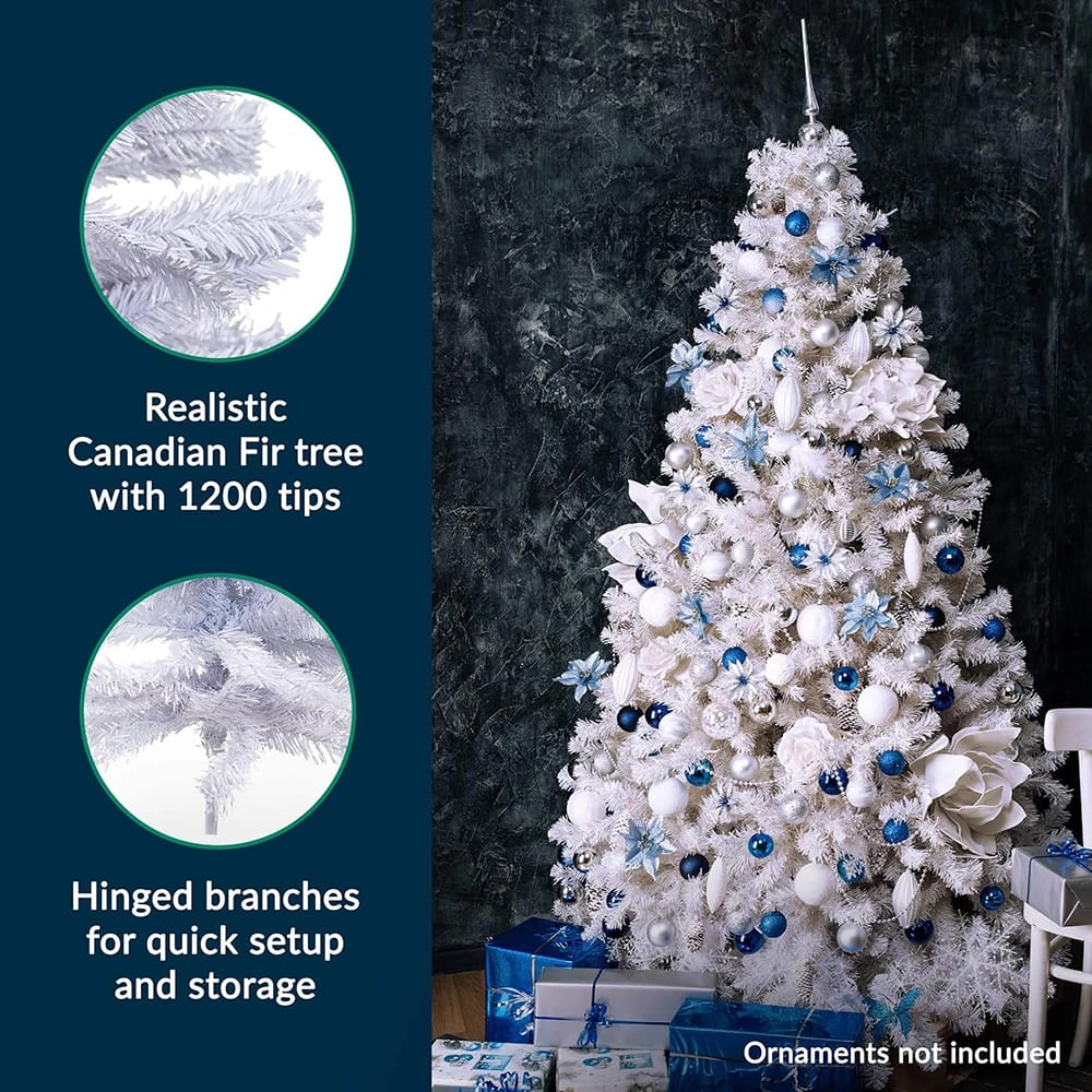 Prextex 6' Christmas Tree, White