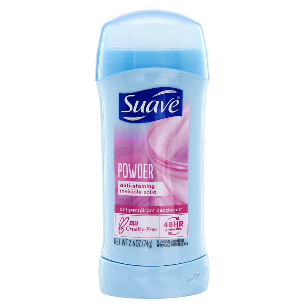 Suave Powder Invisible Solid Deodorant, 2.6 oz