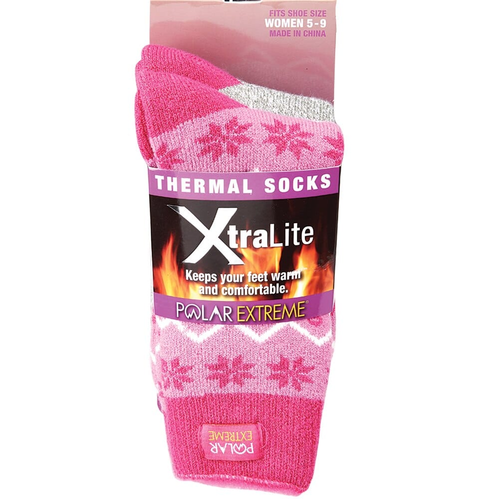 Polar Extreme XtraLite Women's Thermal Socks, 2 Pack