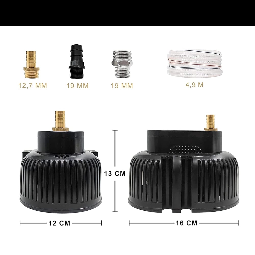 Edou Direct Submersible Pool Pump, Black