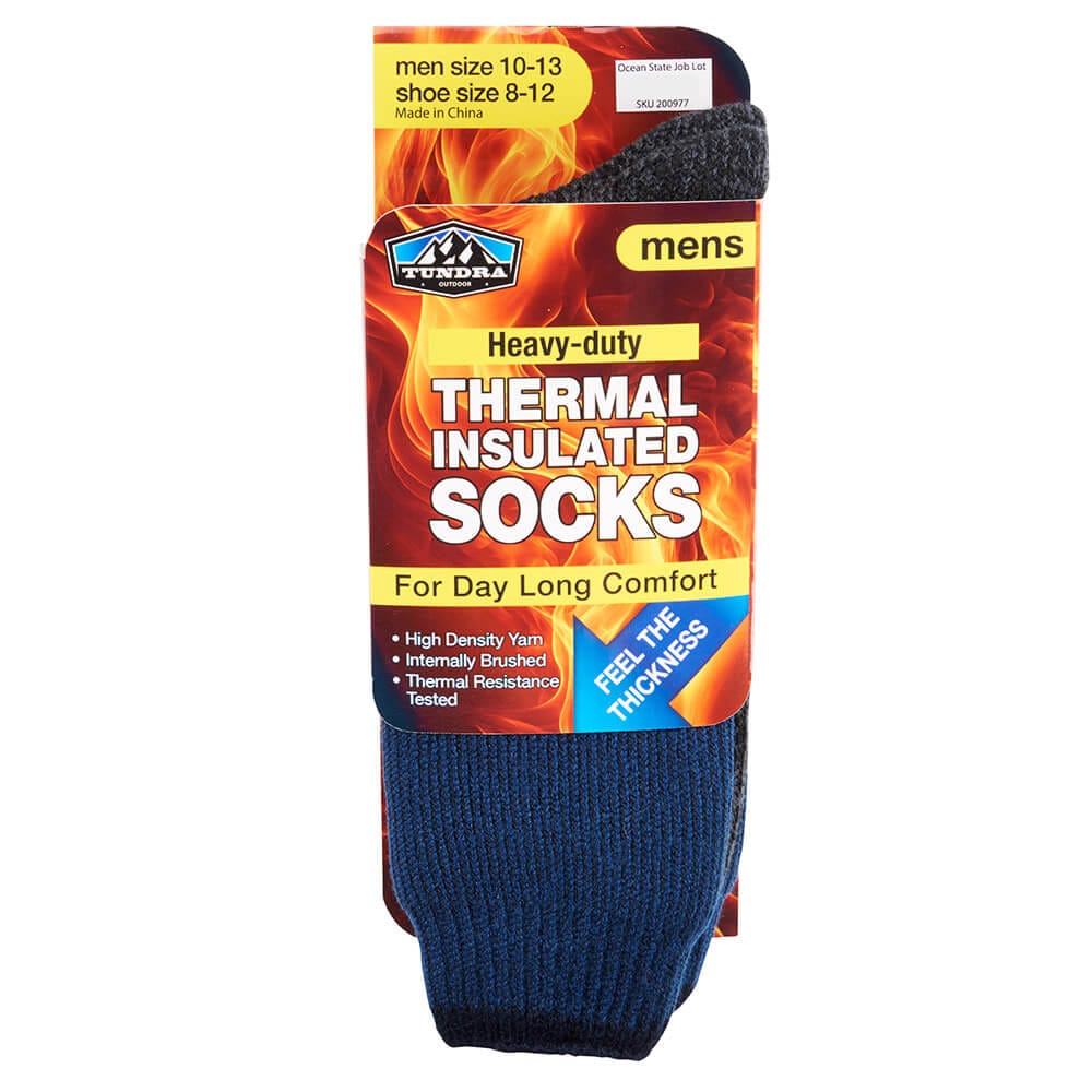 Tundra Outdoor Men's Thermal Insulated Socks