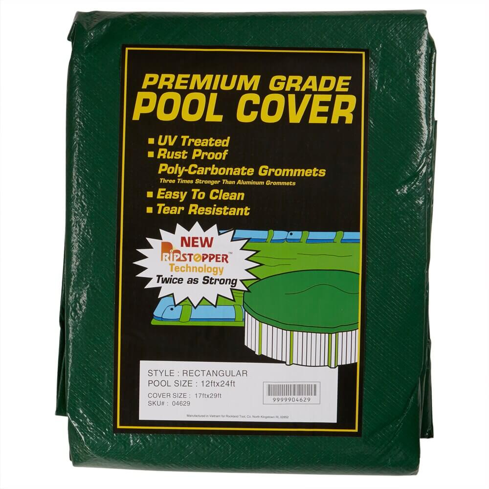 Premium Grade Rectangular Winter Pool Cover, 17' x 29'