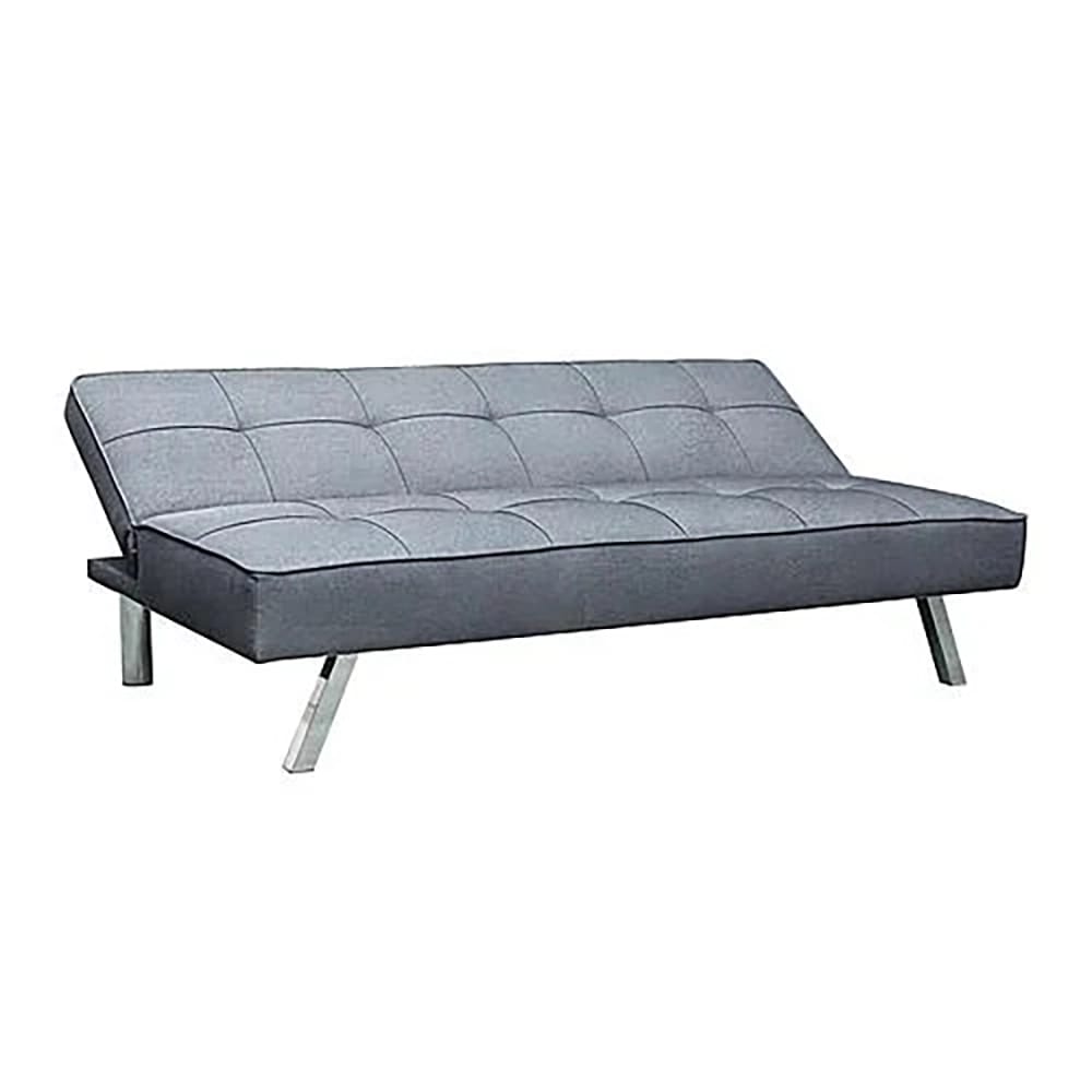 Serta Carson Convertible Futon, Light Gray