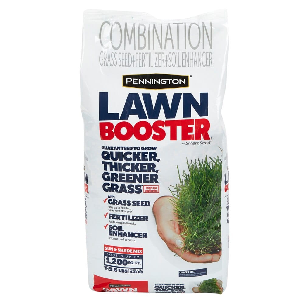 Pennington Lawn Booster with Smart Seed Sun and Shade Mix, 9.6 lbs