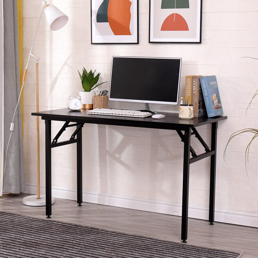 47" Foldable Desk, Black