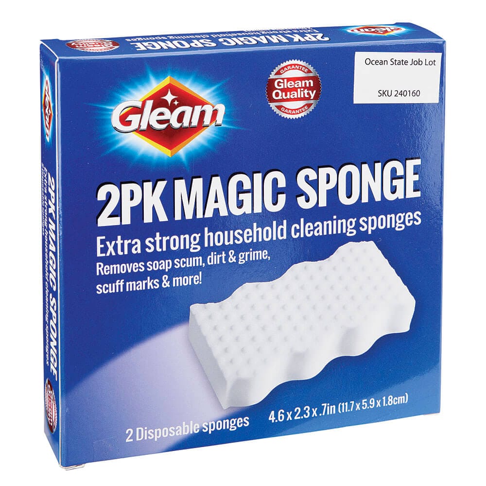 Gleam Magic Sponge, 2 Count