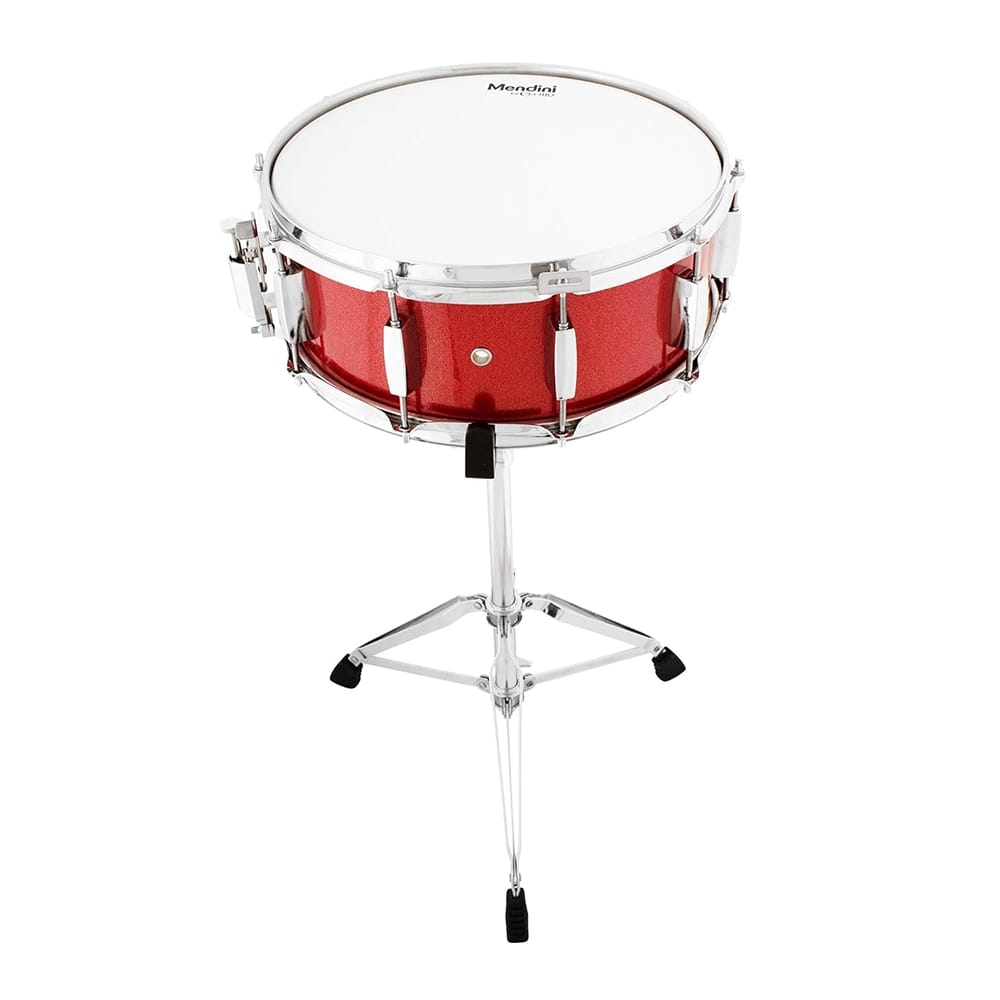 Mendini Student Snare Drum Set, Red