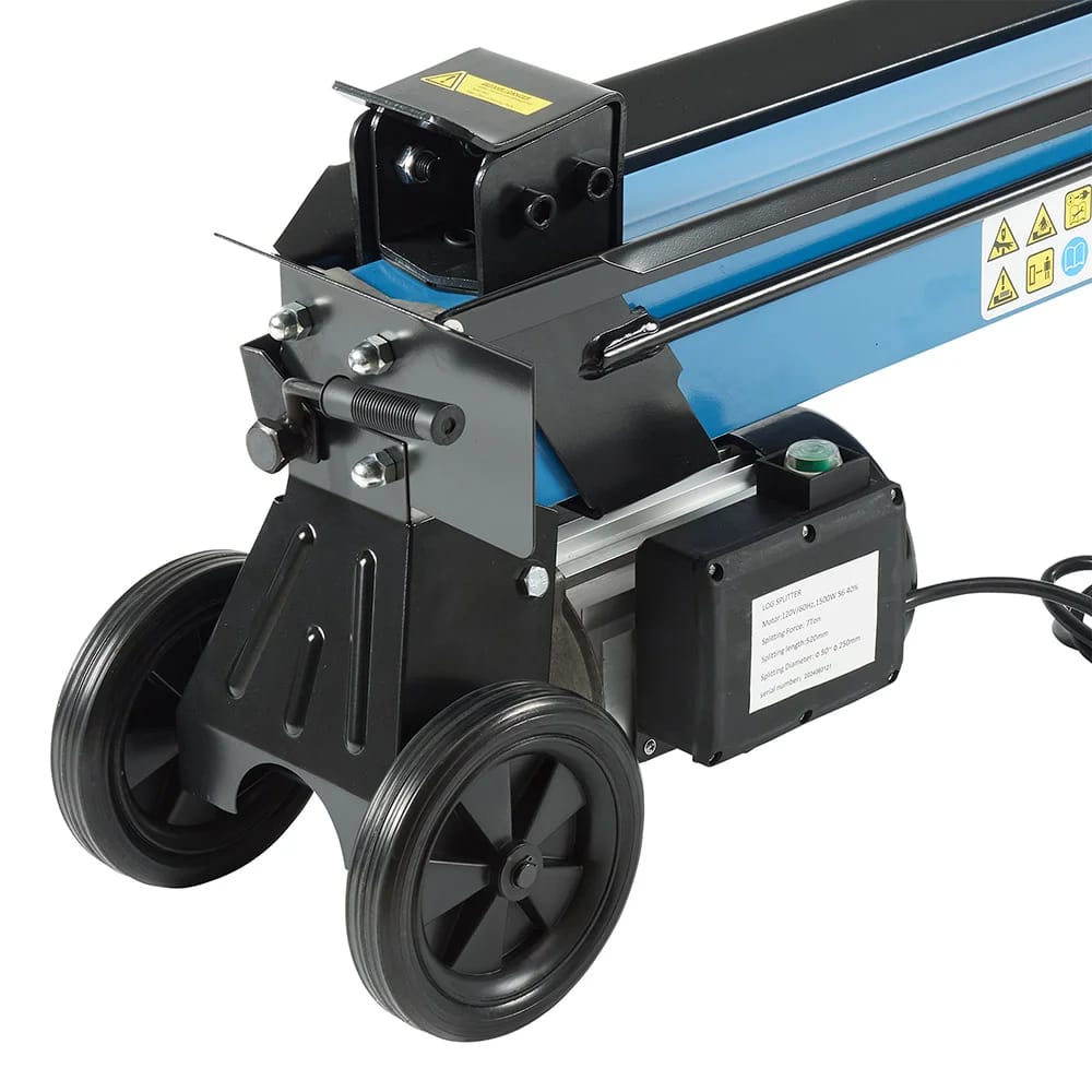 7-Ton Hydraulic Log Splitter, Blue