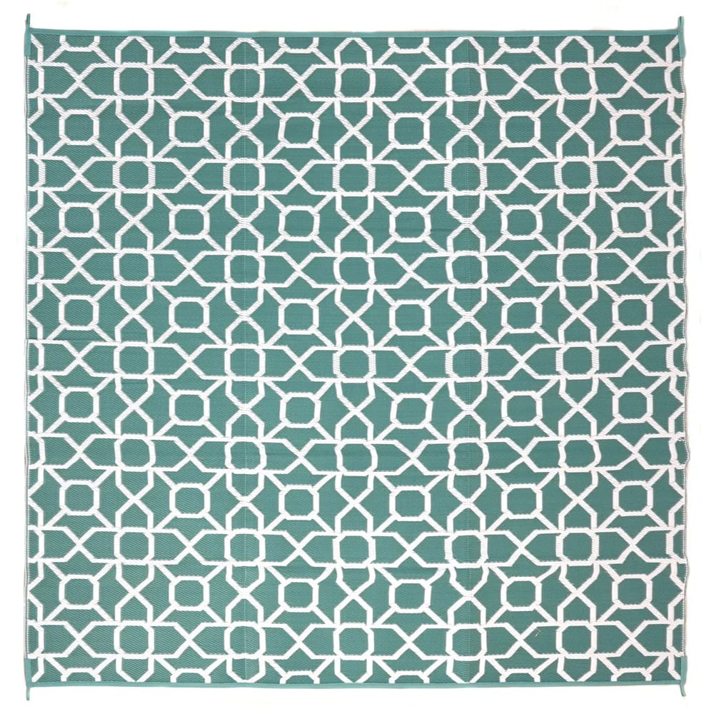 Aurora 9'x9' Reversible Patio Rug