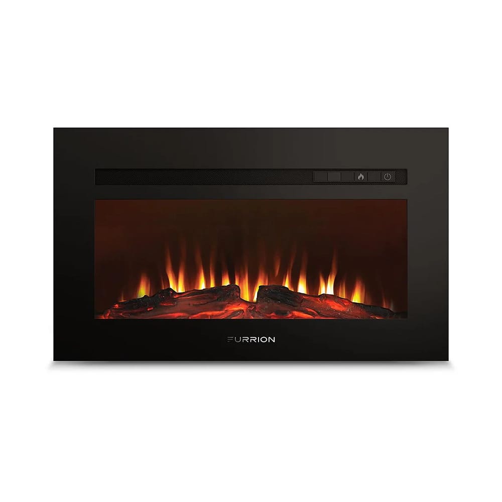 Furrion 30" Built-In Electric Fireplace, Black
