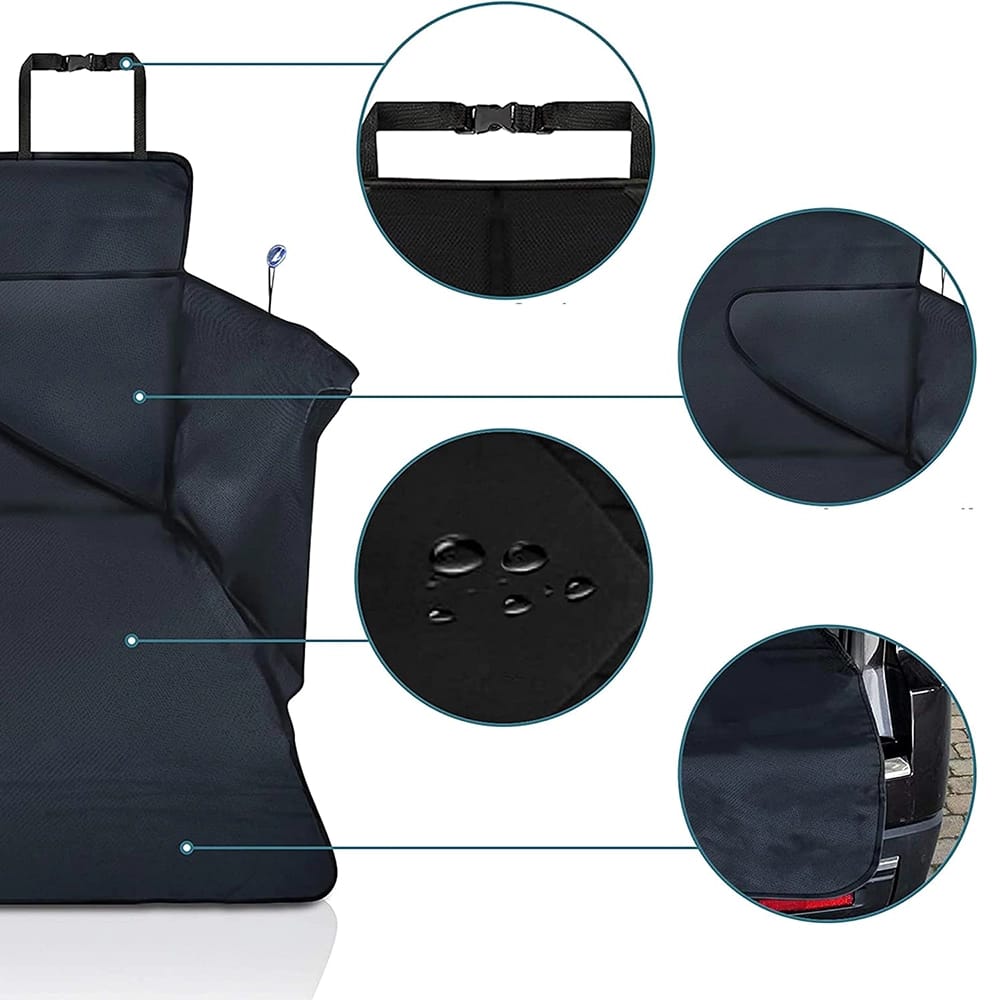 Smartpeas Car Trunk Cover, Black