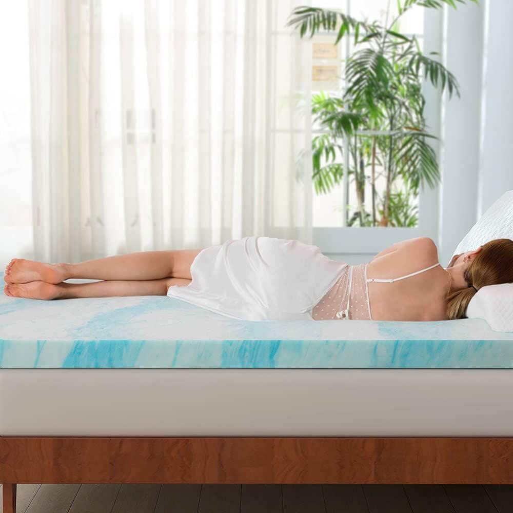 Polar Sleep 3" Gel Memory Foam Queen Mattress Topper