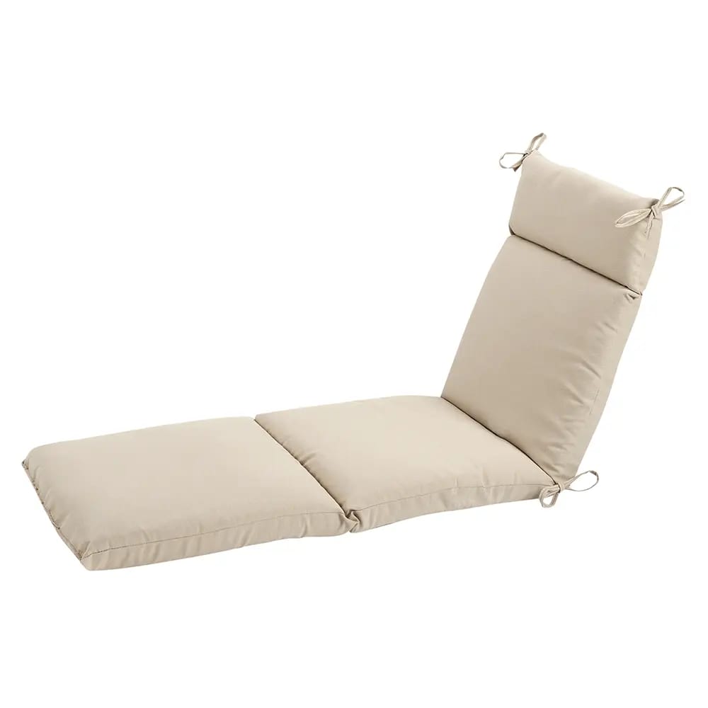 Outdoor Chaise Cushion, Tan