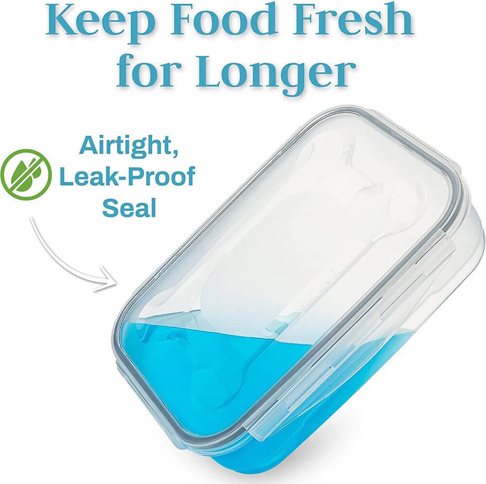 Homemaid Living Premium Airtight Plastic Storage Containers, 7-Piece Variety Size Set