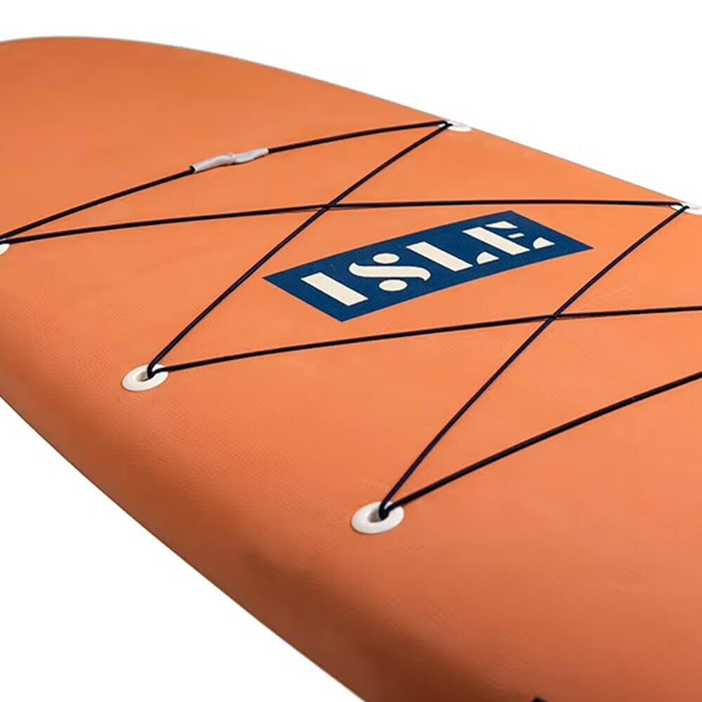 ISLE Cruiser 10'5" Hard Stand Up Paddle Board Package, Peach/Moss