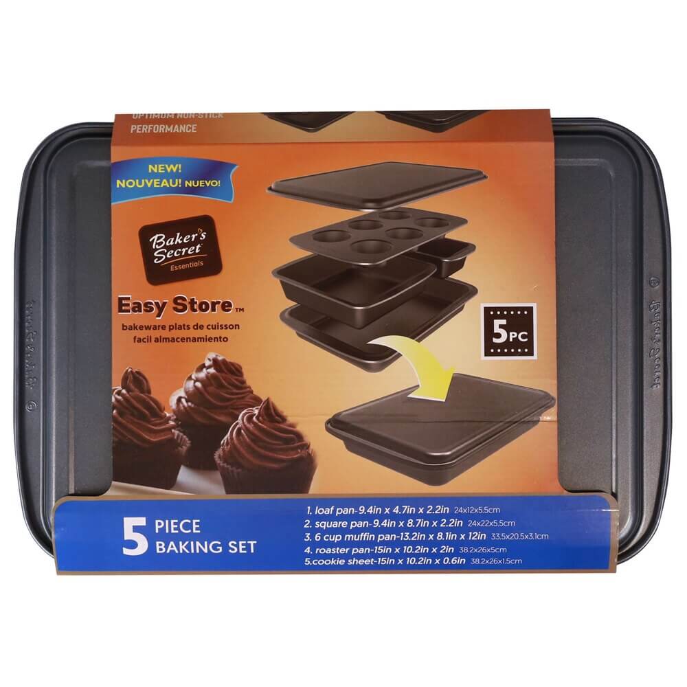 Baker's Secret Essentials Baking Set, 5-Piece