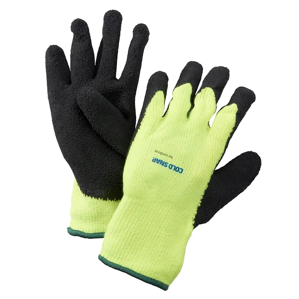 Cold Weather Hi-Visibility Latex Coated Gloves