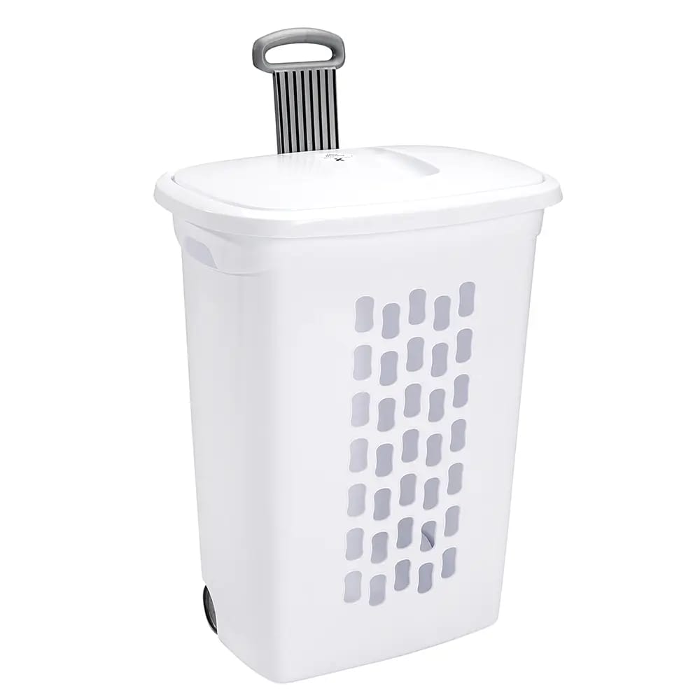 Laundry Hamper with Handle & Wheels