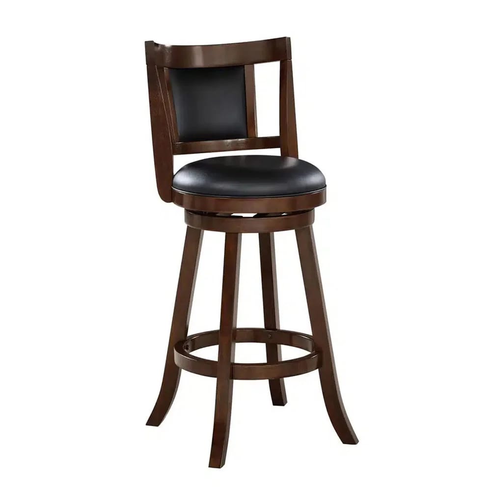 Avianna 24" Swivel Counter Stool, Cappuccino