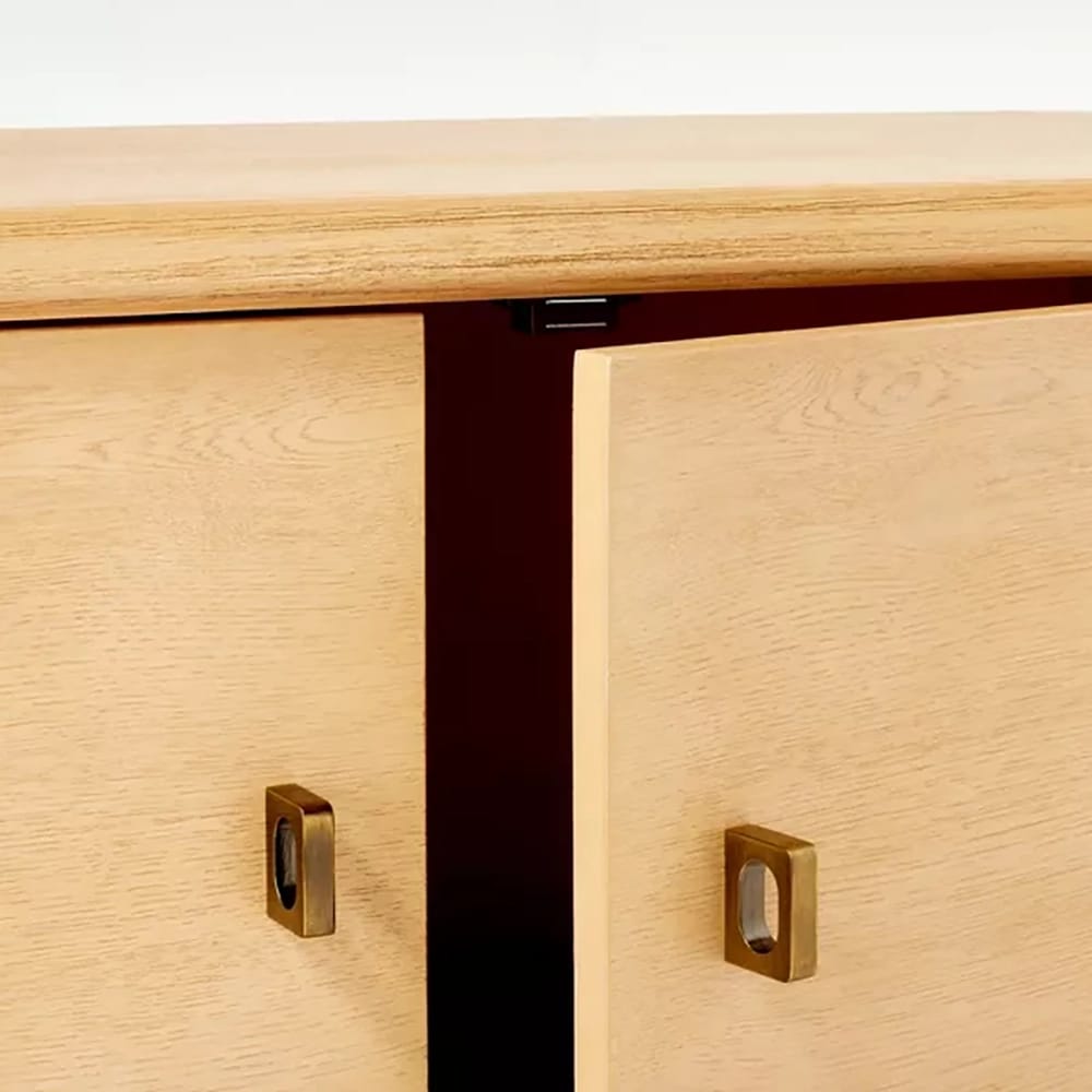 Threshold Sandpoint 2 Door Cabinet, Natural