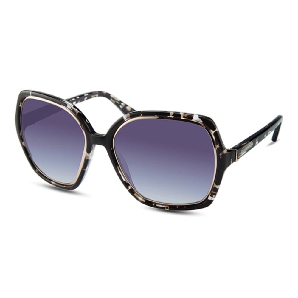 Derek Lam Broadway Sunglasses, Black Marble