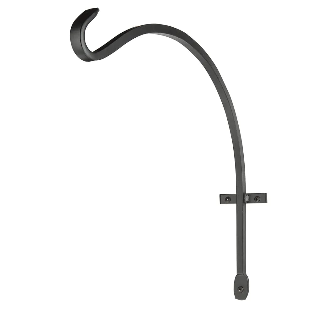 Curved Iron Plant Bracket, 21"