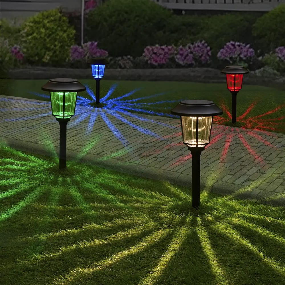 Multi Color Solar Light, 4pk