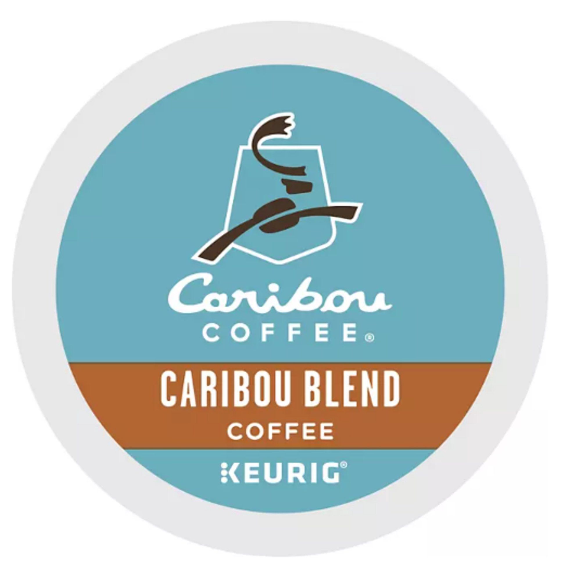 Caribou Coffee Single Medium Roast K-Cup Pod, Caribou Blend, 80 ct.