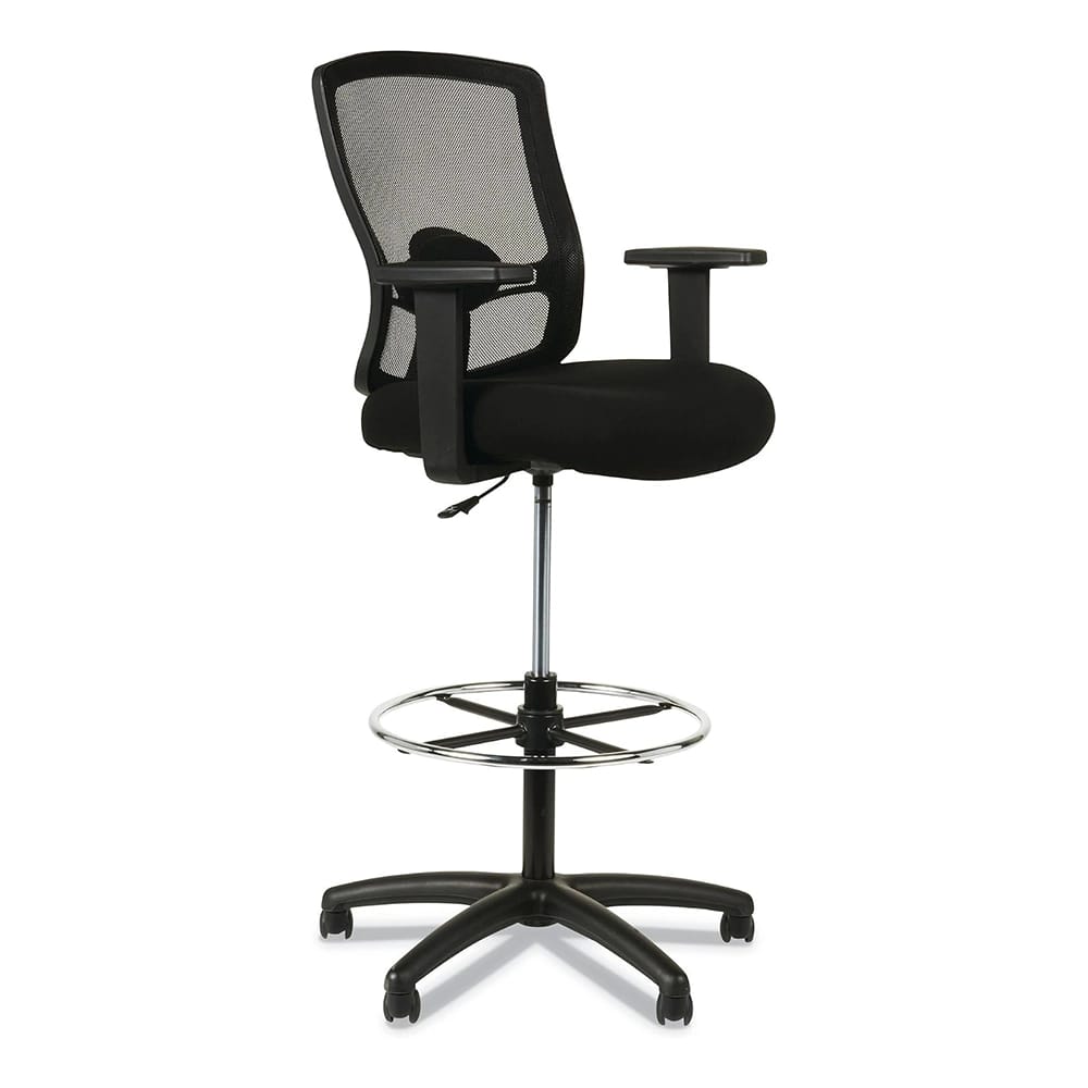 Alera ALE Etros Series Mesh Stool, Black