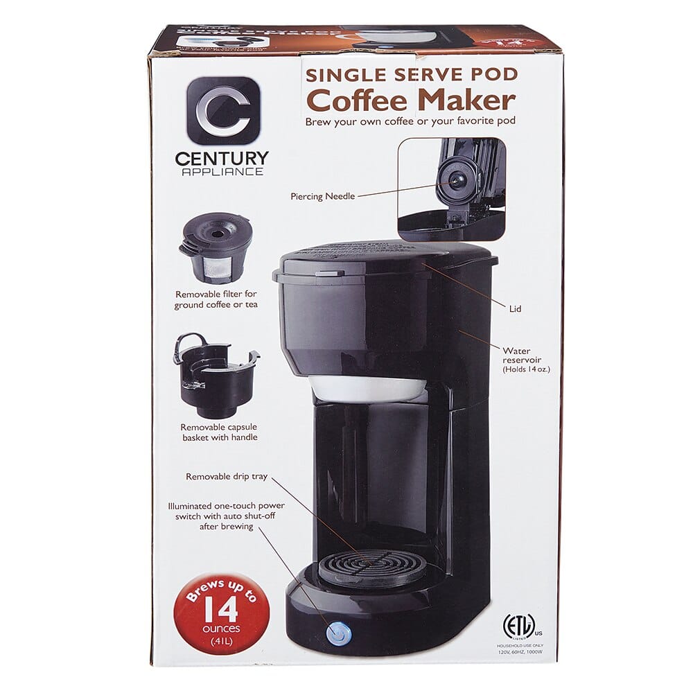 Century Single Serve Pod Coffee Maker