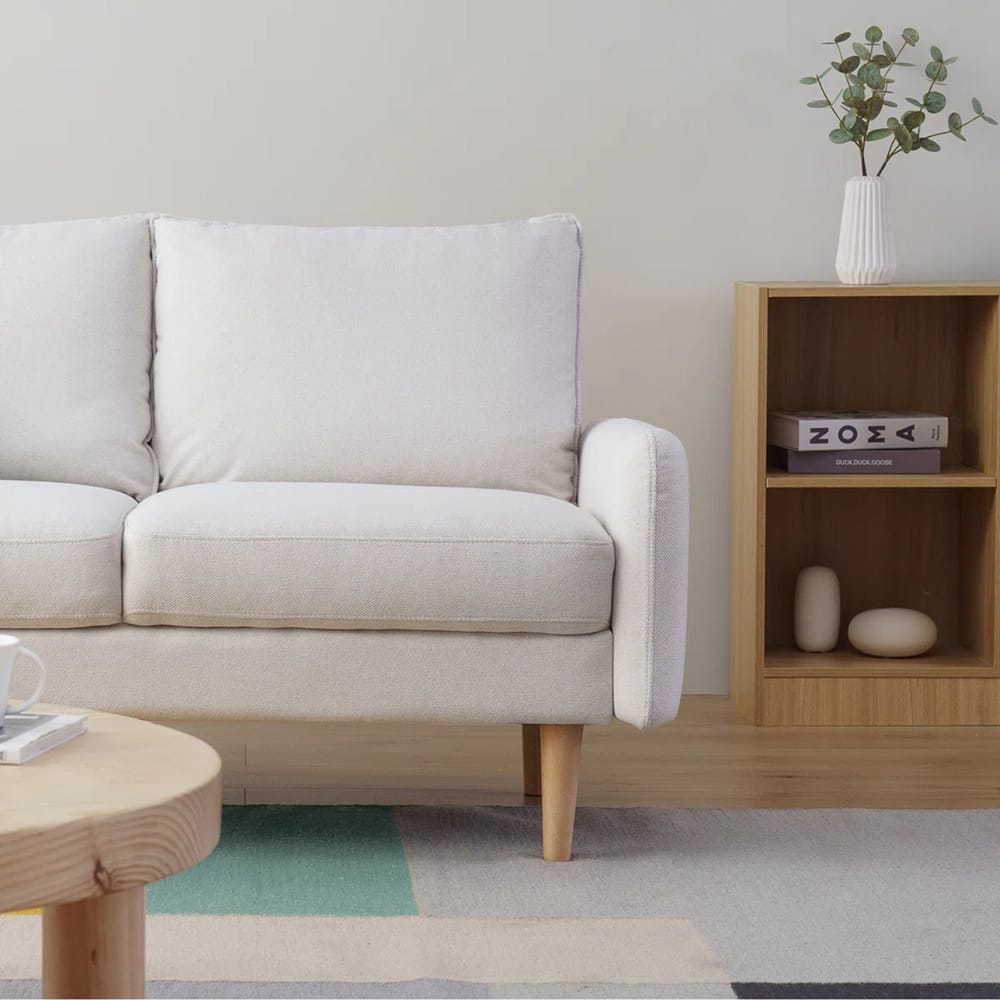 Zinus Ava Loveseat, Off White
