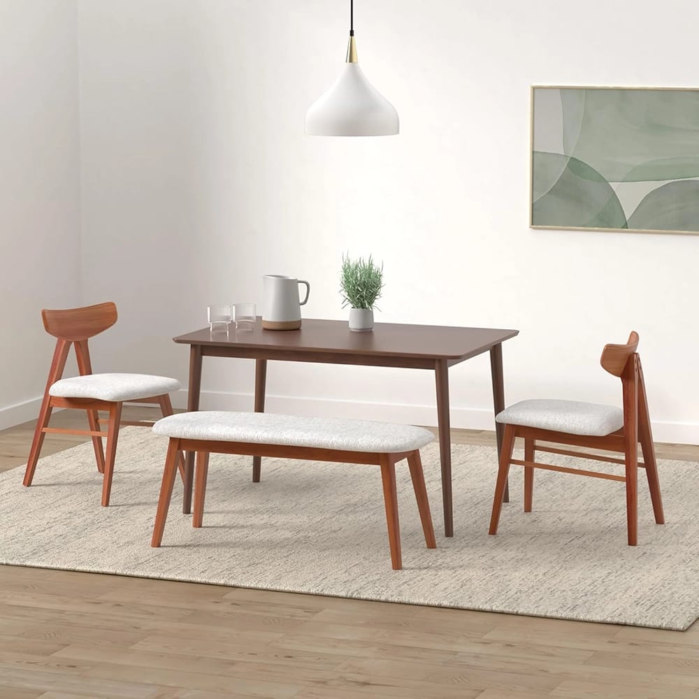 Zinus 47" Solid Wood Dining Table, Espresso