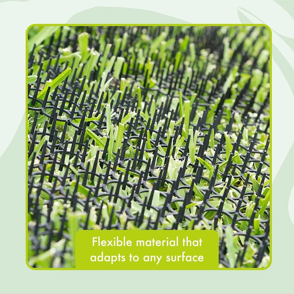 Homarden Outdoor Pet Deterrent Prickle Strips, Set of 6