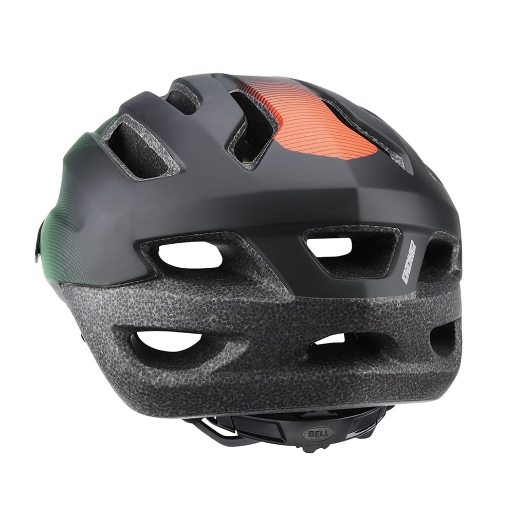 Bell Chicane Adult Bike Helmet, Black/Green/Orange