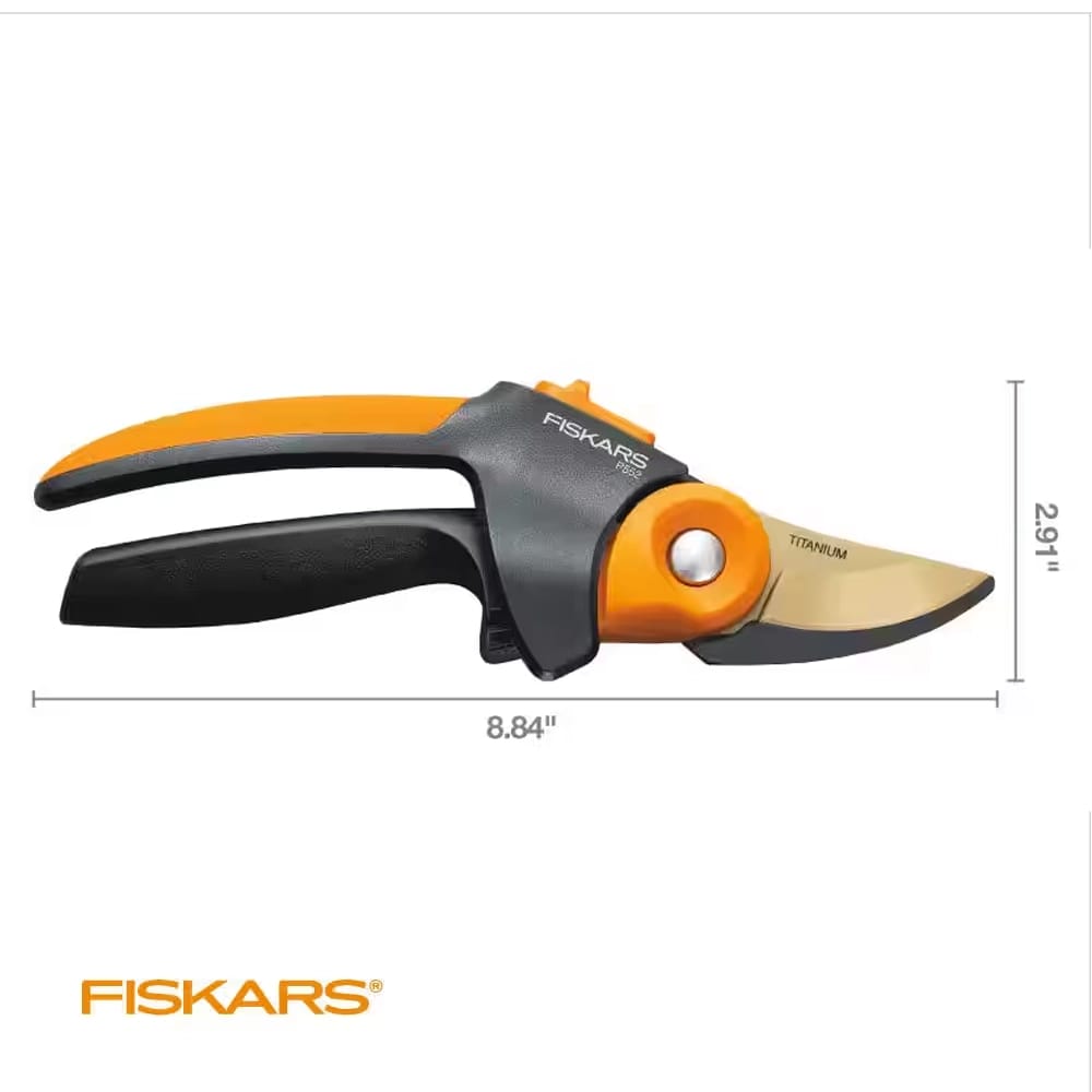 Fiskars 8.8" PowerGear2 Pruning Shears with SoftGrip Handles