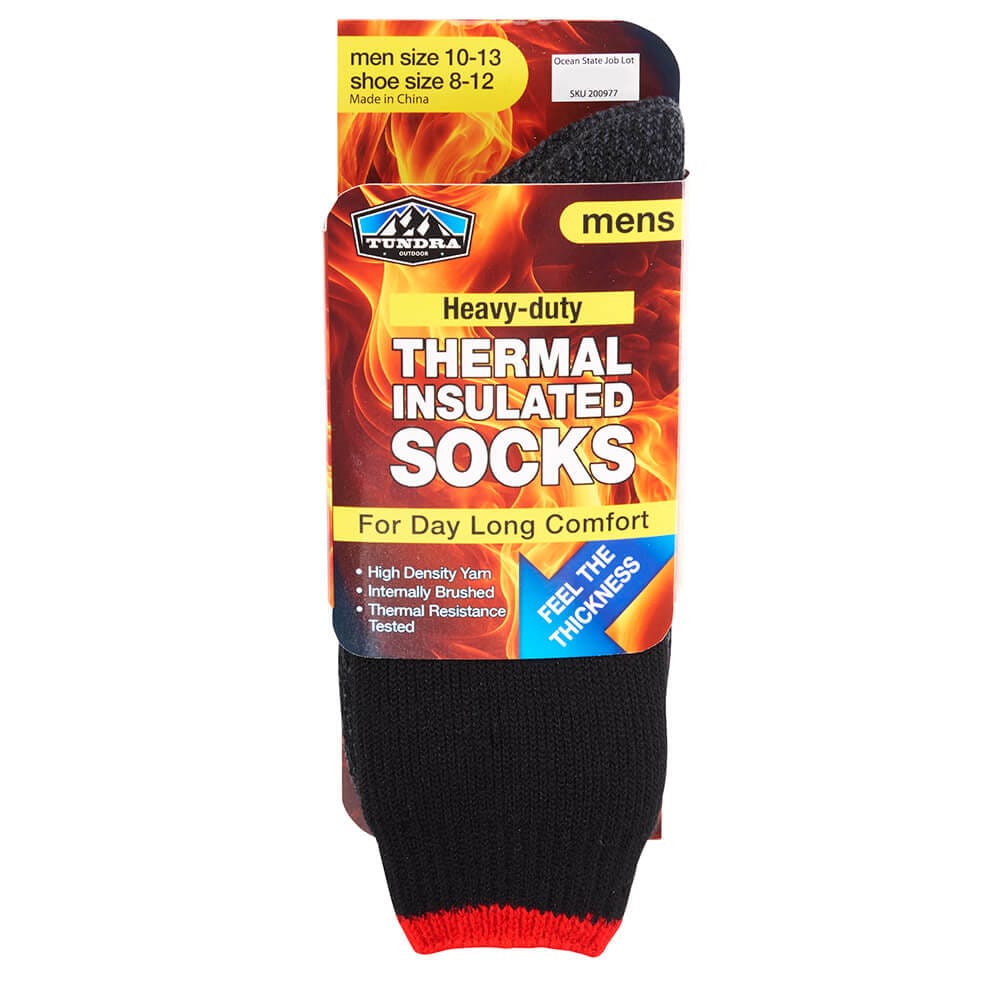 Tundra Outdoor Men's Thermal Insulated Socks