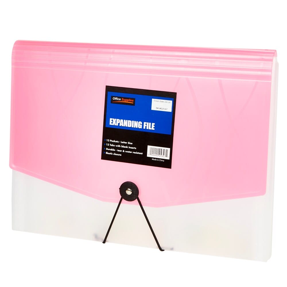 Office Supplies Expanding File Folder