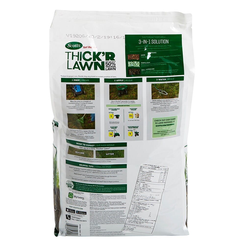 Scotts Thick'r Lawn Turf Builder, 12 lbs