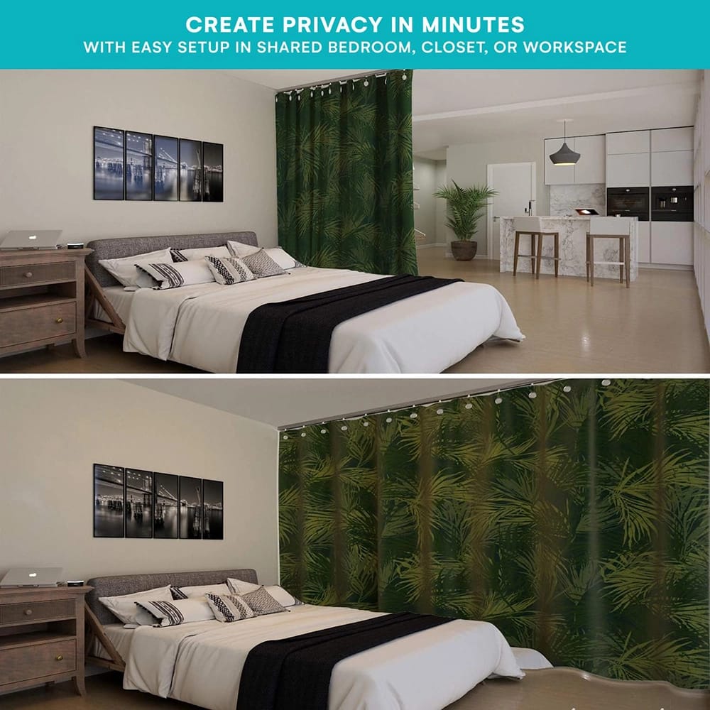 Room/Dividers/Now Premium Room Divider Curtain, 9' x 15', Jungle