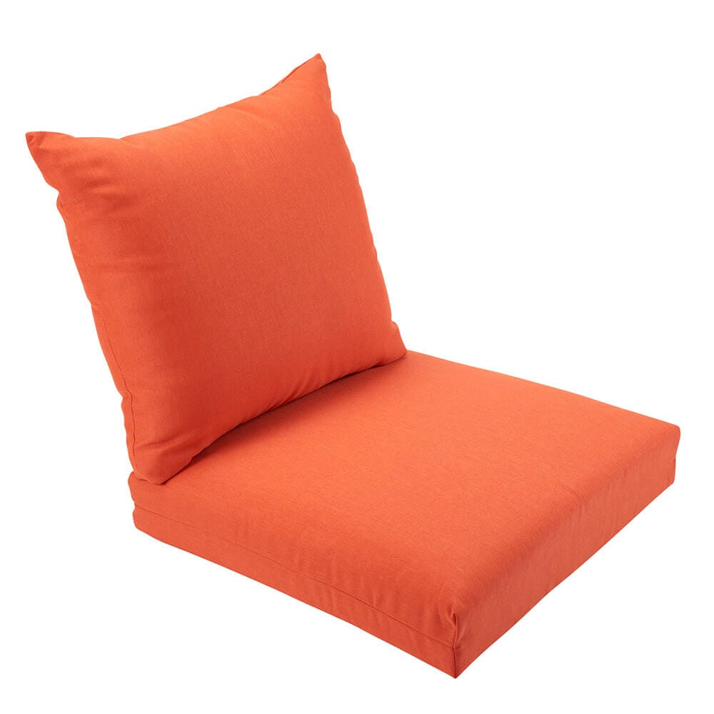 Deep Seat Outdoor Chair Cushion, Coral