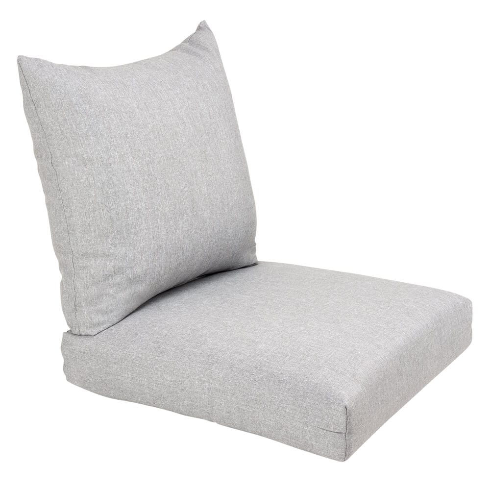 Deep Seat Outdoor Chair Cushion, Medium Gray