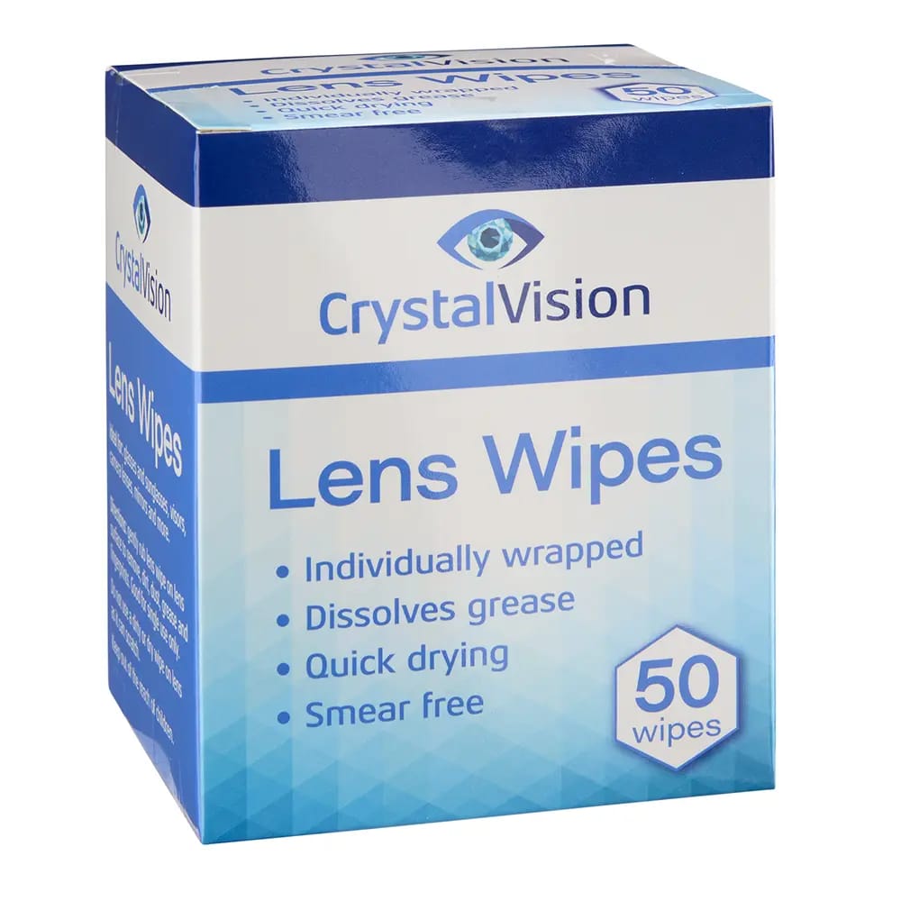 Crystal Vision Lens Cleaning Wipes, 50ct.
