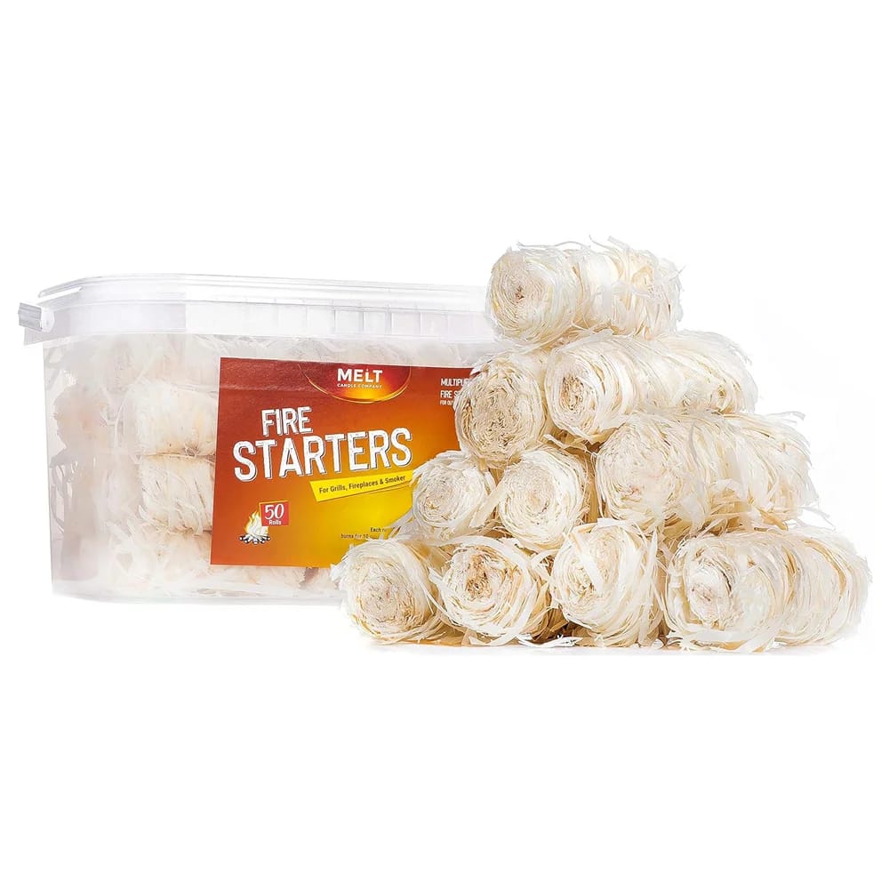 Melt Candle Company Fire Starter Rolls, 50 Count